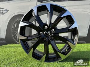 Ratlankis R17x7  5X114.3  ET  50  67.1  BY177  Black Polished (MB)  For MAZDA  (Z3+Z6)