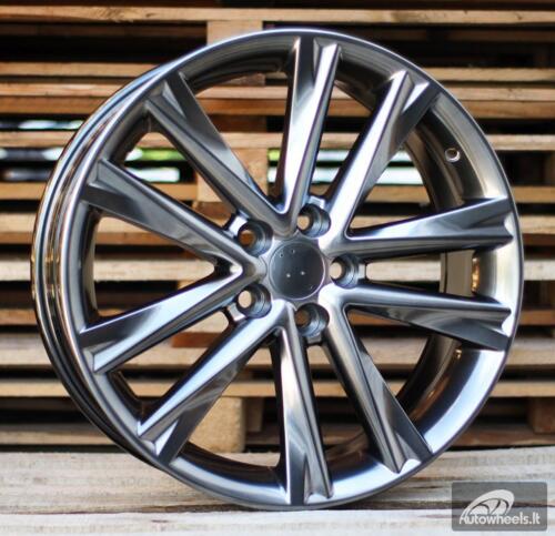 Ratlankis R17x7  5X114.3  ET  35  60.1  BY298  Hyper Black (HB)  For LEX  (Z1)