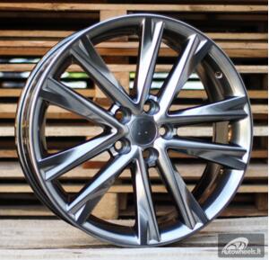 Ratlankis R17x7  5X114.3  ET  35  60.1  BY298  Hyper Black (HB)  For LEX  (Z1)