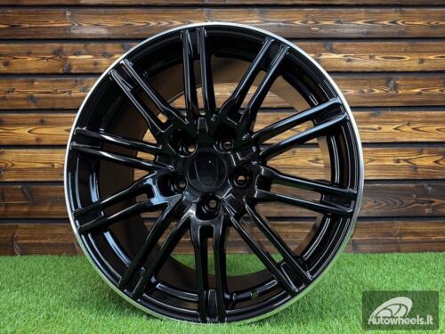 Ratlankis R21x10  5X130  ET  50  71.6  BY476  Black+Polished Lip (BLPL)  For PORCH  (P+Z6+Z2)