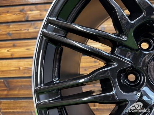 Ratlankis R21x10  5X130  ET  50  71.6  BY476  Black+Polished Lip (BLPL)  For PORCH  (P+Z6+Z2)