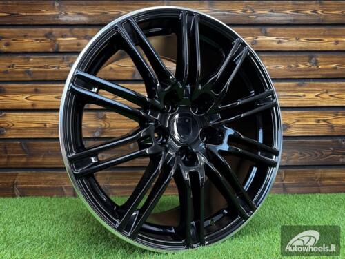 Ratlankis R20x9.5  5X130  ET  50  71.6  BY476  Black+Polished Lip (BLPL)  For PORCH  (Z2)