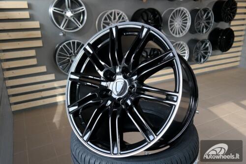 Ratlankis R20x9.5  5X130  ET  50  71.6  BY476  Black+Polished Lip (BLPL)  For PORCH  (Z2)