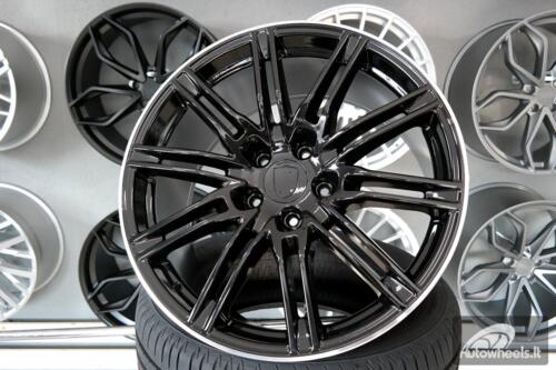 Ratlankis R20x9.5  5X130  ET  50  71.6  BY476  Black+Polished Lip (BLPL)  For PORCH  (Z2)