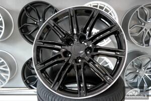 Ratlankis R20x9.5  5X130  ET  50  71.6  BY476  Black+Polished Lip (BLPL)  For PORCH  (Z2)