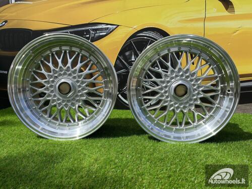 Ratlankis R20x9.5  10X112/120  ET  20  74.1  BY479  Silver+Polished Lip (SP)  For RACIN  (P)  (Rear+Front Style BBS)