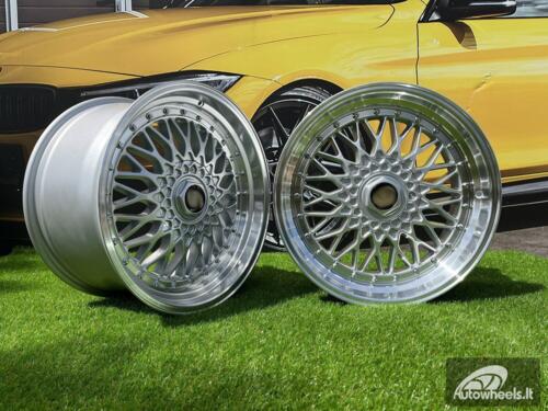 Ratlankis R16x8  10X112/120  ET  25  74.1  BY479  (LU247)  Silver+Polished Lip (SP)  For RACIN  (P1)  (BBS Style Rear+Front)