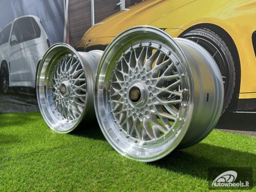 Ratlankis R16x8  10X112/120  ET  25  74.1  BY479  (LU247)  Silver+Polished Lip (SP)  For RACIN  (P1)  (BBS Style Rear+Front)