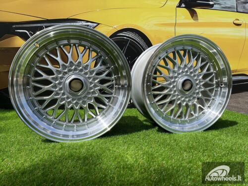 Ratlankis R18x8  10X112/120  ET  20  74.1  BY479  (XF135)  Silver+Polished Lip (SP)  For RACIN  (K4)  (Rear+Front Style BBS)