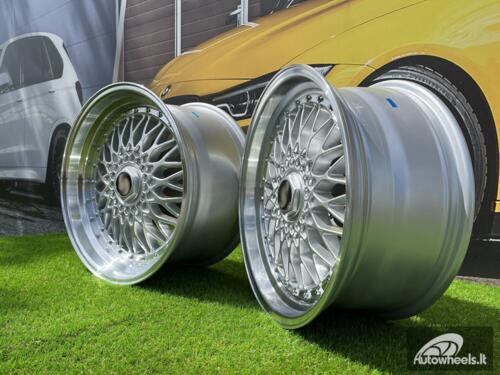 Ratlankis R18x8  10X112/120  ET  35  72.6  BY479  (XF135)  Silver+Polished Lip (SP)  For RACIN  (R)  (BBS Style Front+Rear)