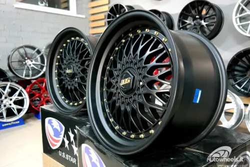 Ratlankis R18x9.5  10X112/120  ET  20  74.1  BY479  (XF135)  Black Matt (BM)  For RACIN  (K4)  ( BBS Style)
