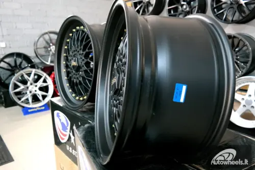 Ratlankis R18x9.5  10X112/120  ET  20  74.1  BY479  (XF135)  Black Matt (BM)  For RACIN  (K4)  ( BBS Style)