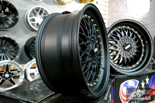 Ratlankis R18x9.5  10X112/120  ET  20  74.1  BY479  (XF135)  Black Matt (BM)  For RACIN  (K4)  ( BBS Style)