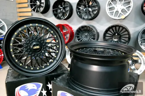 Ratlankis R18x9.5  10X112/120  ET  20  74.1  BY479  (XF135)  Black Matt (BM)  For RACIN  (K4)  ( BBS Style)