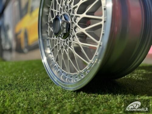 Ratlankis R15x7  8X100/108  ET  25  73.1  BY479  (LU247)  Silver+Polished Lip (SP)  For RACIN  (P1+R)  (BBS Style)