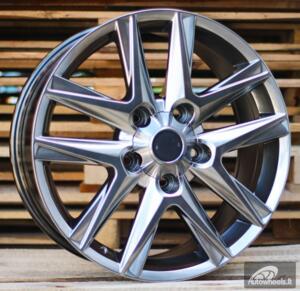 Ratlankis R20x8.5  6X139.7  ET  25  106.1  BY499  Hyper Black (HB)  For TOYOT  (K3)  ()