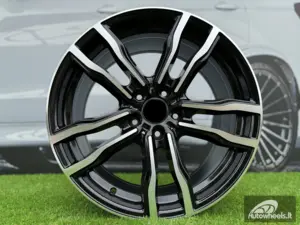 Ratlankis R20x10  5X120  ET  40  74.1  BY588  (DLJ588)  Black Polished (MB)  For BMW  (Z3)  (Rear+Front)