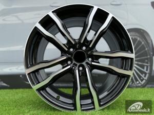 Ratlankis R21x10.5  5X120  ET  45  74.1  BY588  (DLJ588)  Black Polished (MB)  For BMW  (Z4+Z2)  (Rear+Front)