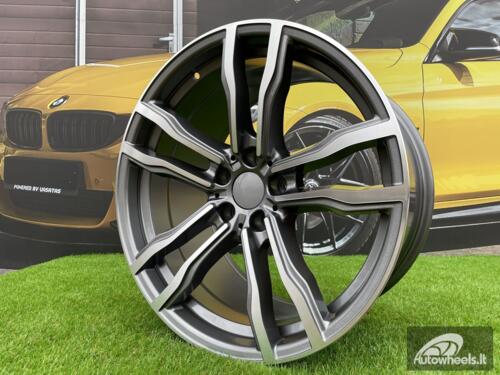 Ratlankis R21x10.5  5X120  ET  45  74.1  BY588  (DLJ588)  Grey Polished (MG)  For BMW  (Z1)  ()