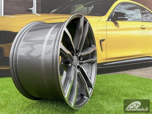Ratlankis R21x10.5  5X120  ET  45  74.1  BY588  (DLJ588)  Grey Polished (MG)  For BMW  (Z1)  ()