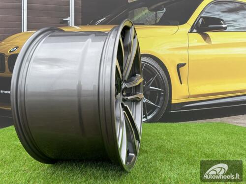 Ratlankis R21x10.5  5X120  ET  45  74.1  BY588  (DLJ588)  Grey Polished (MG)  For BMW  (Z1)  ()