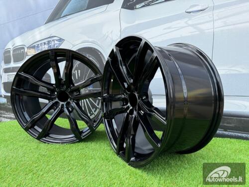 Ratlankis R20x10  5X120  ET  40  74.1  BY588  (DLJ588)  Black (BL)  For BMW  (P+Z3)  (Rear+Front)