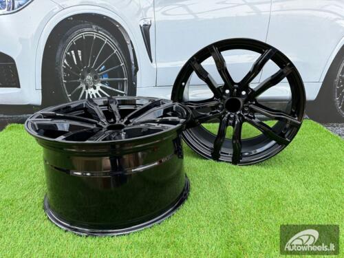 Ratlankis R20x10  5X120  ET  40  74.1  BY588  (DLJ588)  Black (BL)  For BMW  (P+Z3)  (Rear+Front)