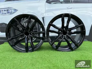 Ratlankis R20x10  5X120  ET  40  74.1  BY588  (DLJ588)  Black (BL)  For BMW  (P+Z3)  (Rear+Front)