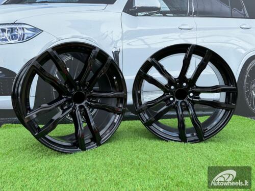 Ratlankis R20x10  5X120  ET  40  74.1  BY588  (DLJ588)  Black (BL)  For BMW  (P+Z3)  (Rear+Front)