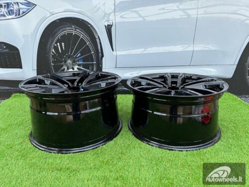 Ratlankis R20x10  5X120  ET  40  74.1  BY588  (DLJ588)  Black (BL)  For BMW  (P+Z3)  (Rear+Front)