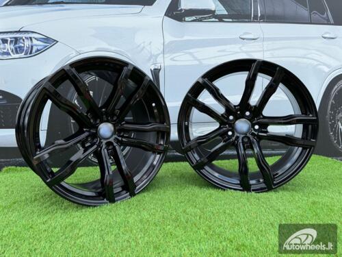Ratlankis R20x11  5X120  ET  37  74.1  BY588  (DLJ588)  Black (BL)  For BMW  (Z3)  (Rear+Front)