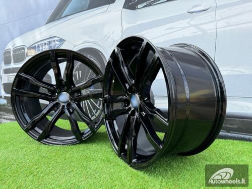 Ratlankis R20x11  5X120  ET  37  74.1  BY588  (DLJ588)  Black (BL)  For BMW  (Z3)  (Rear+Front)