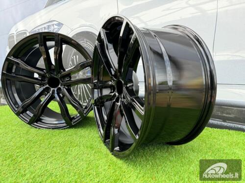 Ratlankis R20x11  5X120  ET  37  74.1  BY588  (DLJ588)  Black (BL)  For BMW  (Z3)  (Rear+Front)