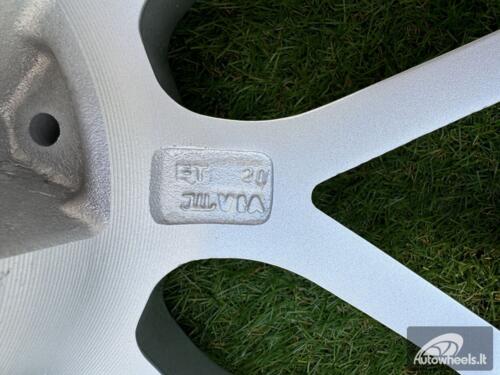 Ratlankis R18x8  5X120  ET  35  72.6  BY773  Silver+Polished Lip (SP)  For BMW  (Z1+Z3+Z2+Z6)  (Rear+Front)