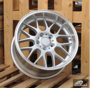 Ratlankis R17x7.5  5X120  ET  35  72.6  BY773  Silver+Polished Lip (SP)  For BMW  (Z3+Z1+Z2)  (Style BBS)