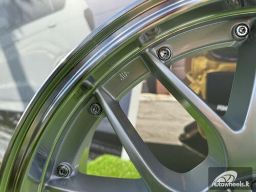 Ratlankis R18x8  5X120  ET  20  74.1  BY773  Silver+Polished Lip (SP)  For BMW  (Z6)  (Rear+Front)