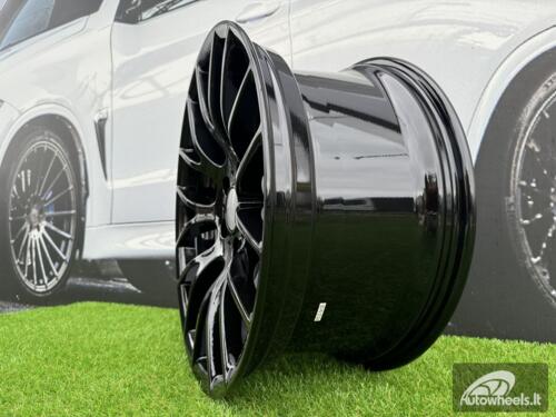 Ratlankis R19x9.5  5X120  ET  38  72.6  BY956  Black (BL)  For BMW  (Z2)  (REAR+FRONT)