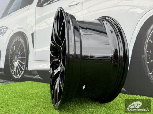 Ratlankis R19x9.5  5X120  ET  38  72.6  BY956  Black (BL)  For BMW  (Z2)  (REAR+FRONT)