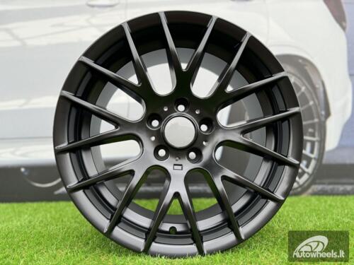 Ratlankis R18x9  5X120  ET  38  72.6  BY956  Black Half Matt (BLHM)  For BMW  (P+Z2+Z1)  (Rear+Front)