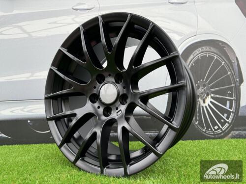 Ratlankis R18x9  5X120  ET  38  72.6  BY956  Black Half Matt (BLHM)  For BMW  (P+Z2+Z1)  (Rear+Front)