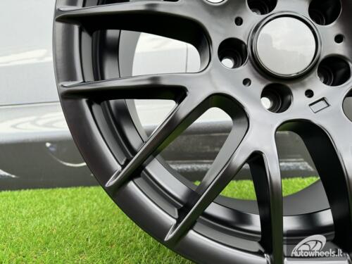 Ratlankis R18x9  5X120  ET  38  72.6  BY956  Black Half Matt (BLHM)  For BMW  (P+Z2+Z1)  (Rear+Front)