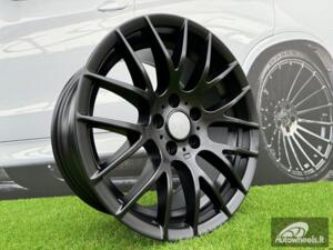 Ratlankis R18x9  5X120  ET  38  72.6  BY956  Black Half Matt (BLHM)  For BMW  (P+Z2+Z1)  (Rear+Front)