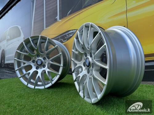 Ratlankis R18x8  5X120  ET  34  72.6  BY956  Silver Shining (SS)  For BMW  (Z1)  (Rear+Front)