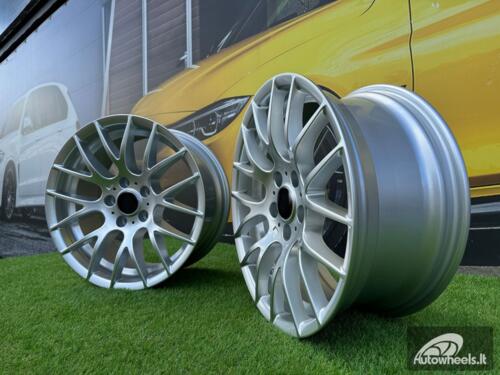 Ratlankis R18x8  5X120  ET  34  72.6  BY956  Silver Shining (SS)  For BMW  (Z1)  (Rear+Front)