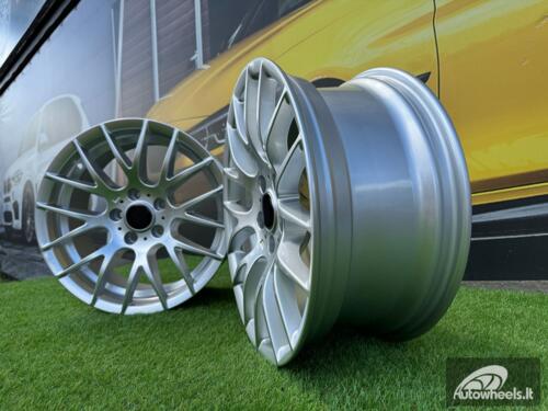 Ratlankis R18x8  5X120  ET  34  72.6  BY956  Silver Shining (SS)  For BMW  (Z1)  (Rear+Front)