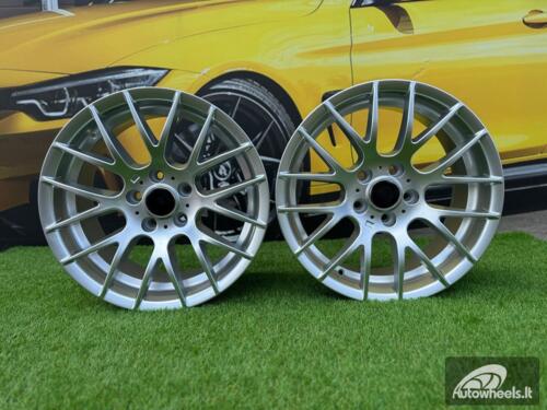 Ratlankis R18x9  5X120  ET  38  72.6  BY956  Silver Shining (SS)  For BMW  (Z1)  (Rear+Front)