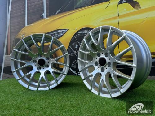 Ratlankis R18x9  5X120  ET  38  72.6  BY956  Silver Shining (SS)  For BMW  (Z1)  (Rear+Front)