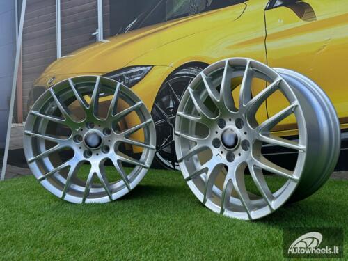 Ratlankis R18x9  5X120  ET  38  72.6  BY956  Silver Shining (SS)  For BMW  (Z1)  (Rear+Front)