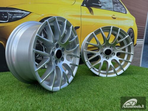 Ratlankis R18x9  5X120  ET  38  72.6  BY956  Silver Shining (SS)  For BMW  (Z2)  (Rear+Front)
