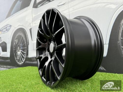 Ratlankis R18x8  5X120  ET  34  72.6  BY956  Black Half Matt (BLHM)  For BMW  (Z3+Z6)